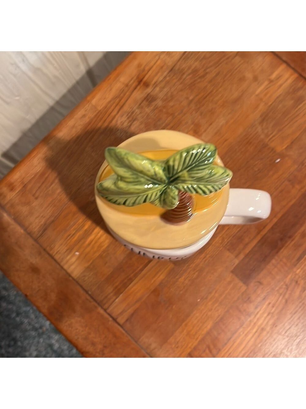 Rae Dunn Sunrise Sunburn Sunset Mug with Lid - Picture 2 of 6